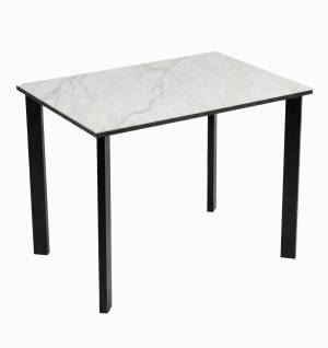 Стол DikLine SKT90 Керамика YB8020125BG ONYX/подстолье черное/опоры черные