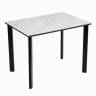 Стол DikLine SKT90 Керамика YB8020125BG ONYX/подстолье черное/опоры черные