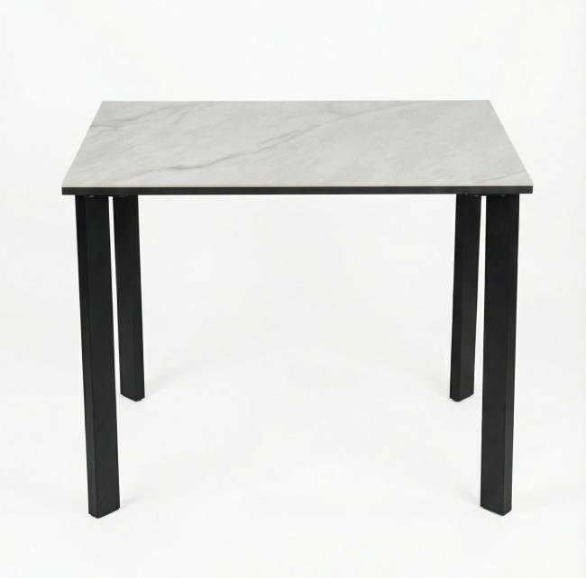 Стол DikLine SKT90 Керамика YB8020125BG ONYX/подстолье черное/опоры черные