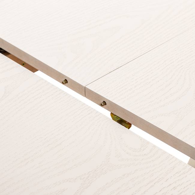 Стол раздвижной Leset Дакота 1Р Слоновая кость патина золото