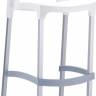 Стул пластиковый барный Gio 75 белый 390х450х960 мм Стул пластиковый барный Gio 75 белый 390х450х960 мм