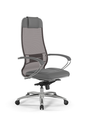 Кресло Samurai L1-2K - TS+Infinity /Uc00/Wm06/K2cL(M06.B31.G04.W03), св.коричневый-серый