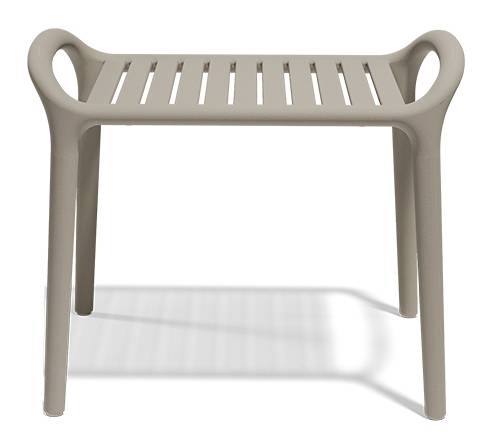 Столик пластиковый для лежака Ibiza Basic тортора 550х430х430 мм