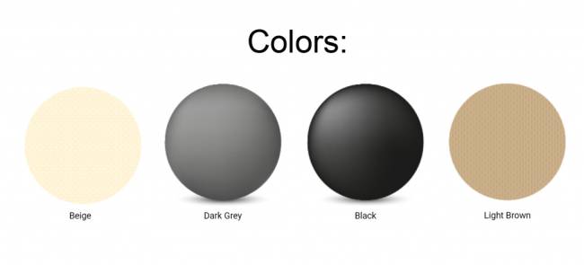 Подушка для спинки кресла Portofino темно-серый 550х480х50 мм