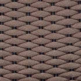 Кресло плетеное Cannes Lux антрацит, коричневый 600х550х790 мм Кресло плетеное Cannes Lux антрацит, коричневый 600х550х790 мм