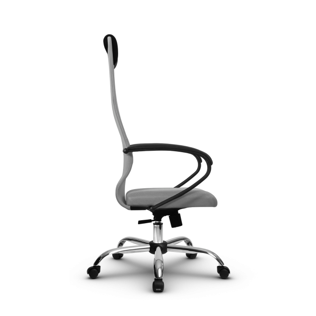 Кресло SU-B-8/подл.130/осн.003, светло-серый/светло-серый