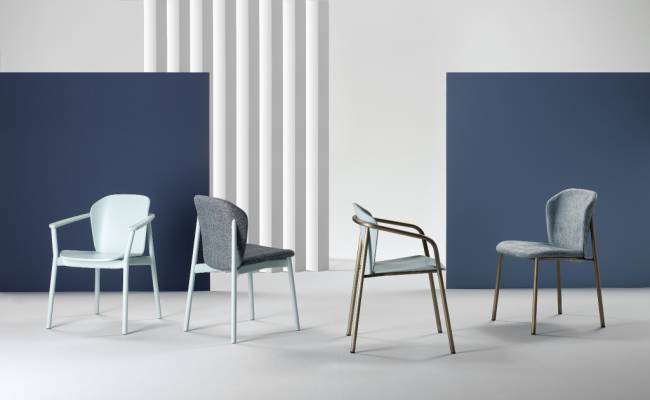 Стул деревянный с обивкой Natural Finn светлый ясень, терракотовый 490х540х790 мм