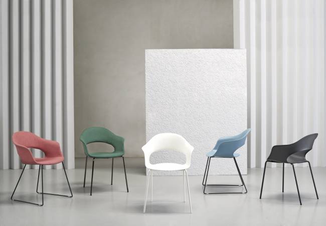 Кресло пластиковое Lady B терракотовый 560х580х780 мм