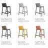 Стул пластиковый полубарный Trill Stool Mini кирпичный 470х525х850 мм Стул пластиковый полубарный Trill Stool Mini кирпичный 470х525х850 мм