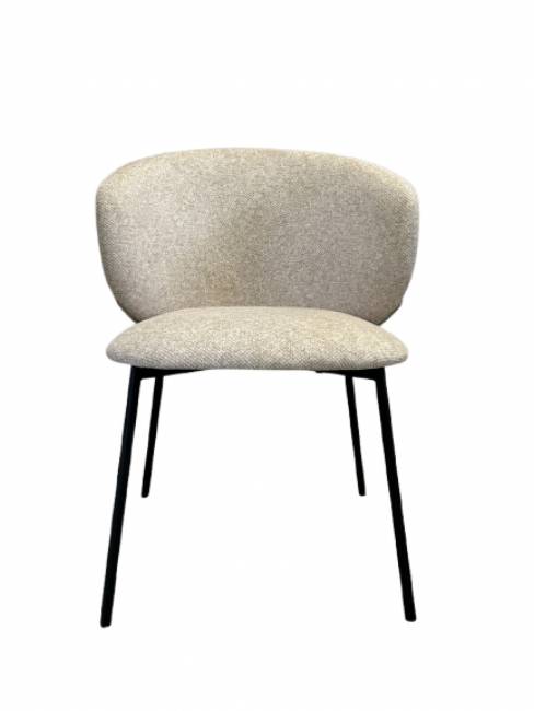 Дизайнерский стул Crystal букле латте