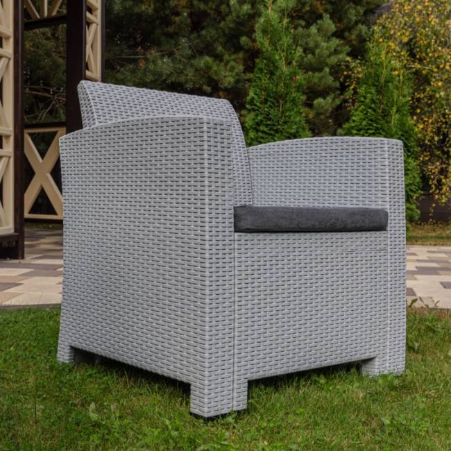 Обеденный комплект LANA DINING S светло-серый