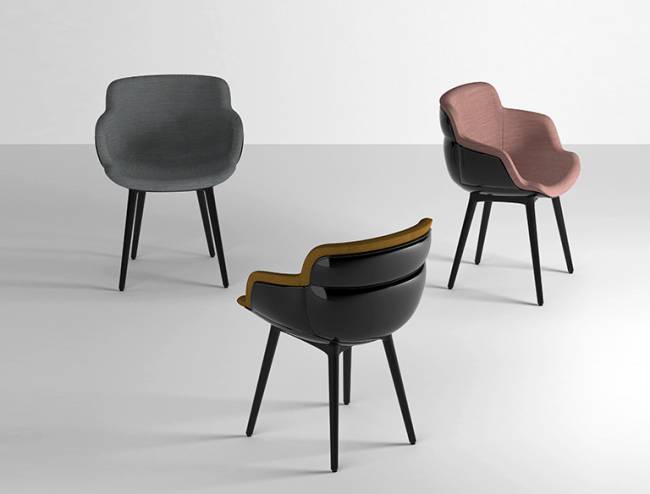 Кресло с обивкой Choppy Sleek BP 650х600х800 мм