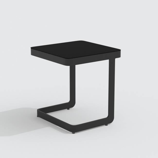 Шезлонг COSTA на колесах маренго - каркас карбон