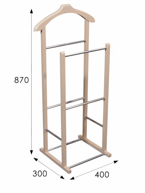 Вешалка костюмная детская В 28Н слоновая кость Вешалка костюмная детская В 28Н слоновая кость