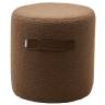 Пуф для гостиной HARTA NINI-02 Тауп, teddy  / TKS-03 темно-коричневый, экокожа М-City