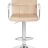 Набор 2 шт Стул барный DOBRIN KRUGER ARM, бежевый велюр (MJ9-10)
