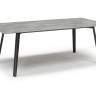 Стол ламинированный раздвижной Squid Extendable антрацит, цементный 2090-2490-2890х1000х730 мм