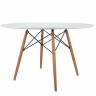 Стол Eames диам.100см, белый