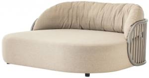 Лаунж-диван с подушкой Nest тортора, песочный 1850х1620х800 мм