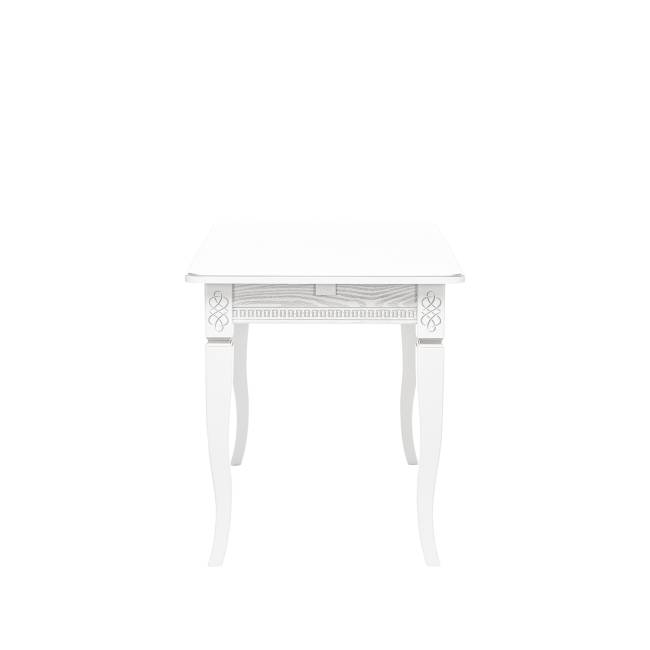 Стол раздвижной Leset Дакота 1Р Белый патина серебро