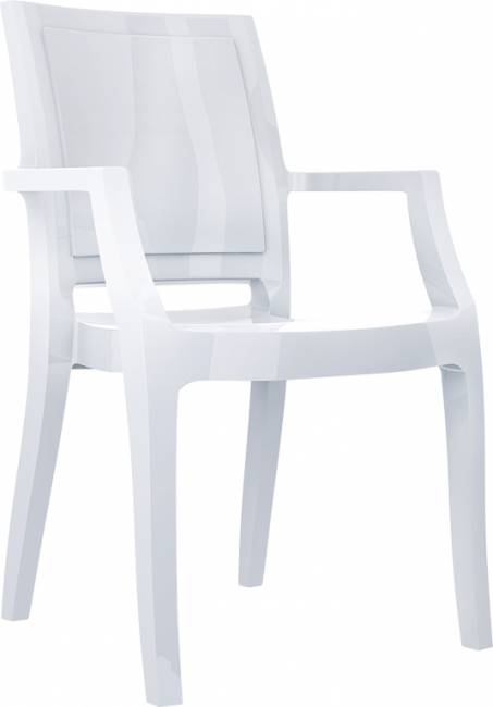 Кресло пластиковое Arthur белый 560х600х910 мм