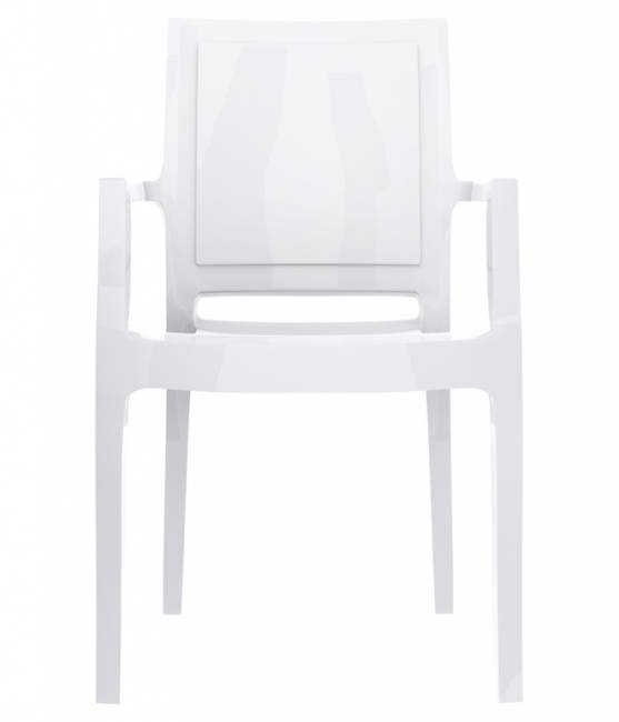 Кресло пластиковое Arthur белый 560х600х910 мм