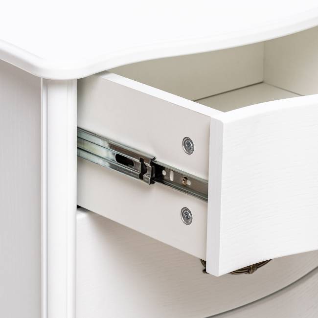 Комод Leset "Джульетта" узкий (5 ящ.) Молочный дуб