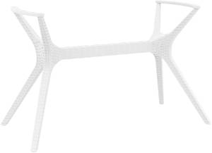 Подстолье пластиковое плетеное Ibiza Legs Medium белый 1180х580х725 мм