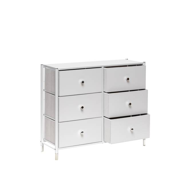 Комод Leset Хайди 6 ящиков Белый Белый