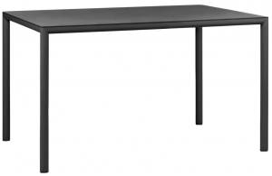 Стол обеденный ламинированный Piave 120х70 антрацит 1190х690х760 мм