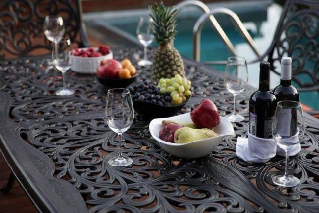 Комплект садовой мебели из литого алюминия Барселона