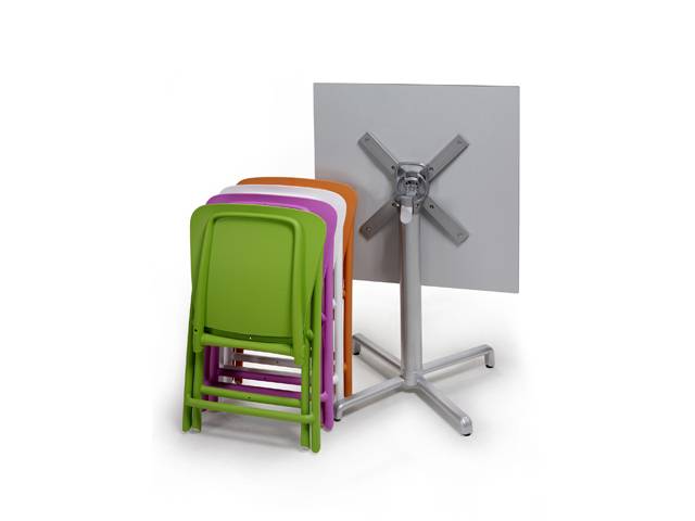 Подстолье металлическое складное Scudo антрацит 520х480х720 мм