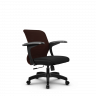 Кресло SU-M-4/подл.160/осн.001, коричневый/черный