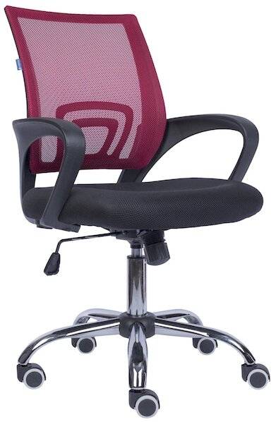 Офисное кресло EP 696, ткань/сетка, красный