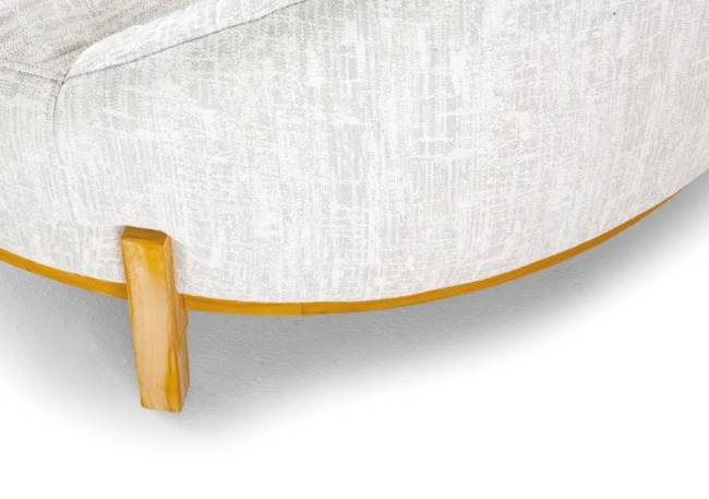 Комплект мягкой мебели Mone тик, светло-серый