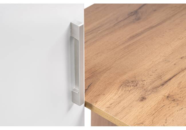 Лайт 03.243 дуб золотой (craft) / белый премиум