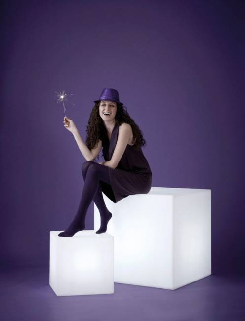 Светильник пластиковый Куб Cubo 50 Lighting IN белый 500х500х600 мм