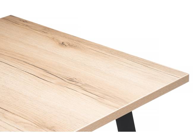 Колон Лофт 120(160)х75х75 25 мм дуб делано светлый / матовый черный