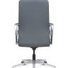 Кресло офисное / Вэст LB / West LB  / серая кожа / алюминиевая база