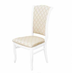 Стул  "Лотос" Из массива дуба и ткани 51х48х106 Бежевый