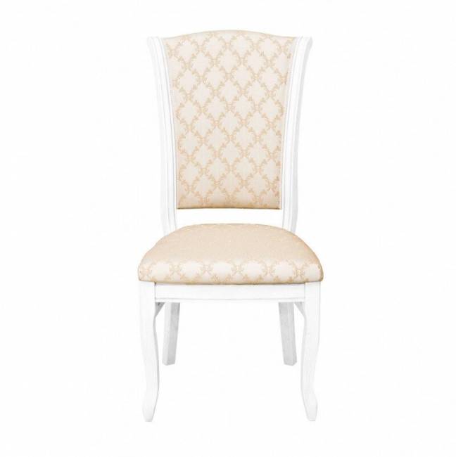 Стул  "Лотос" Из массива дуба и ткани 51х48х106 Бежевый