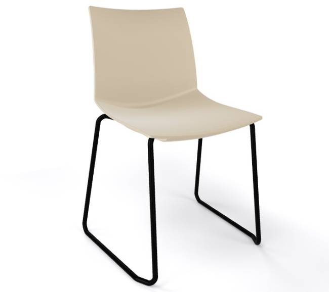 Стул пластиковый Kanvas ST песочный 510х500х790 мм Стул пластиковый Kanvas ST песочный 510х500х790 мм