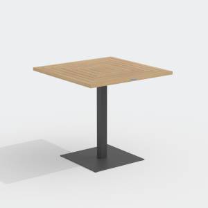 Стол обеденный EGMONT из тика 80x80