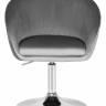 Кресло дизайнерское DOBRIN EDISON, серый велюр (1922-19)