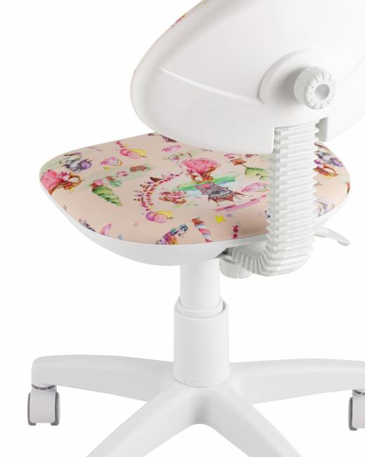 Кресло компьютерное детское УМКА Princesski пластик белый
