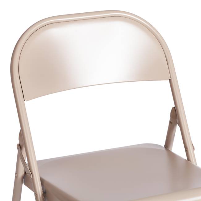 Стул складной FOLDER (mod. 3023(II)) / 1 шт. в упаковке металлический, 46,5 x 48 x 75, 7-beige бежевый металлический