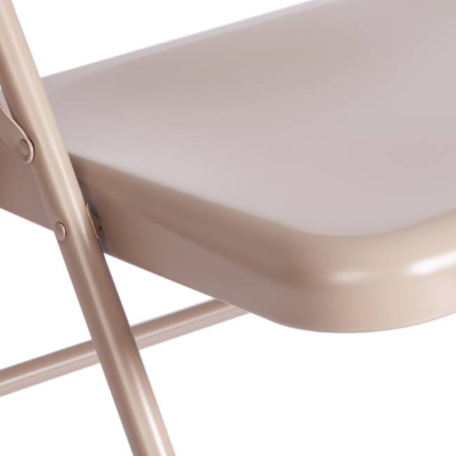 Стул складной FOLDER (mod. 3023(II)) / 1 шт. в упаковке металлический, 46,5 x 48 x 75, 7-beige бежевый металлический