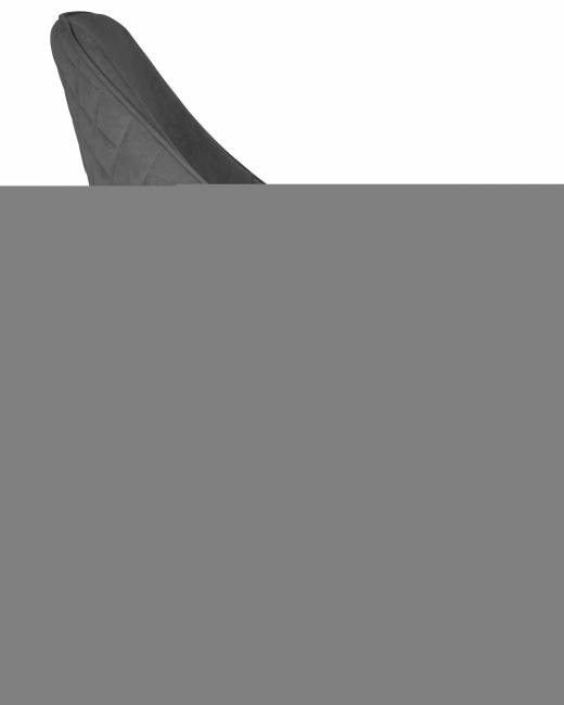 Стул обеденный DOBRIN STELLA, ЭМАЛЬ ЧЕРНЫЙ МУАР велюр Catania Stone