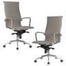 Набор 2 шт Офисное кресло для руководителей DOBRIN CLARK, серый