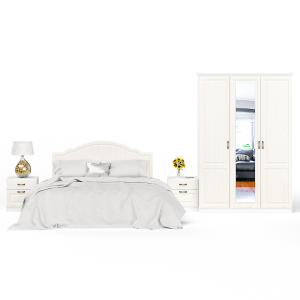 Спальня Ливерпуль № 1 цвет ясень ваниль/белый